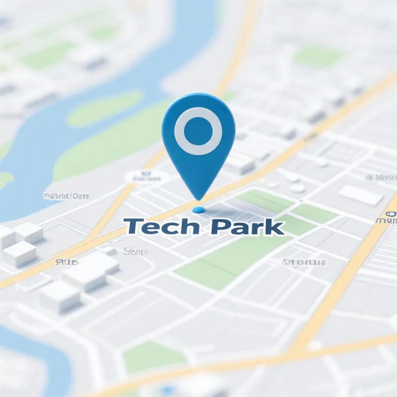 公司地理位置示意图